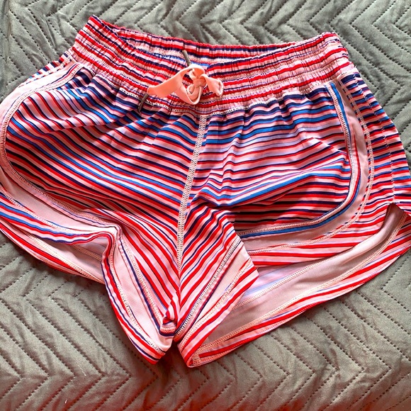 Lululemon colourful running shorts - Picture 1 of 2